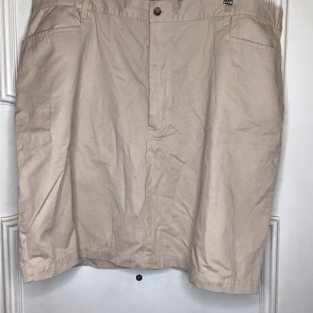 Khaki skirt plus size Size 24W